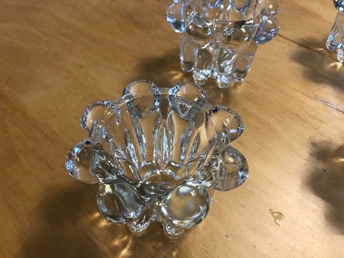 Edle kristall kerzenständer - edle, kristall-kerzenständer