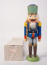 Expertic Seiffen Erzgebirge Holz Volkskunst Nussknacker König ca. 37-38cm in OVP