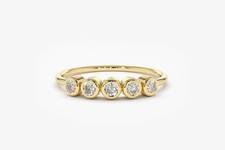 Diamanten goldring - goldring, 5