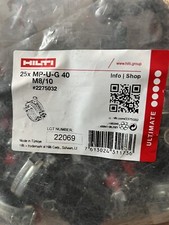 Hilti-Rohrschelle 10 Stück MP-U-G 40 M8/10 #2275032_37-42mm