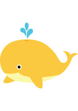 6x car sticker whale sticker