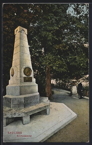 Saulgau schillerdenkmal - saulgau,,