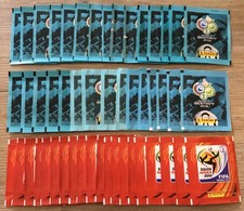 Panini WM 2006 + WM 2010 ; 50 ungeöffnete Tüten