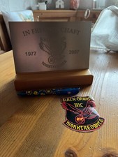 MC Patch   Black Hawks Marktredwitz zum 30Jährigen  Gastgeschenk  Rocker Kutte