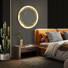 Mond Wandbeleuchtung,Dimmbar Mondlicht Wandlampe Für Schlafzimmer Kinderzimmer