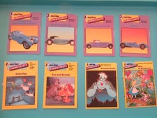 Micky Maus Sammelkarten 8 Stück klassische Sportwagen + Filme von Walt Disney