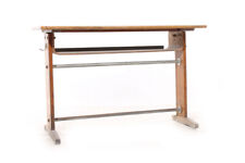 alte Schulbank Schreibtisch old vintage Tisch Schule Holztisch Holz Schülertisch