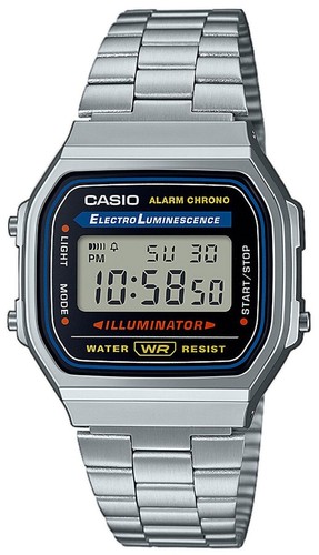 Casio retro uhr a168wa 1yes - casio,