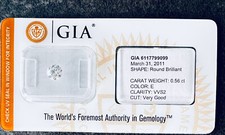Diamant mit gia - diamant, gia-zertifikat