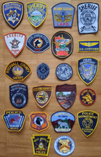 22 x Konvolut d) Police Patch