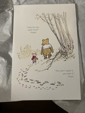 Wandbild WINNIE POOH Spruch -