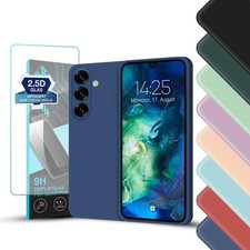 Handy Hülle für Samsung Galaxy A26 5G Bumper Soft Schutzhülle Cover Case 9H Glas