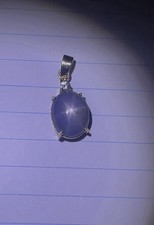Sternsaphir anhänger 585 - in,