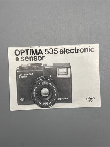 Agfa optima 535 - 535, electronic