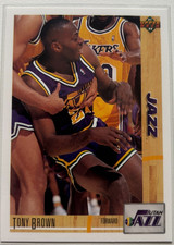 Tony Brown- Upper Deck 91-92 Basketball #308