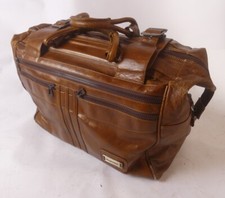 Vintage Weekender Reisetasche Sporttasche Braun 70er 80er Jahre Boho