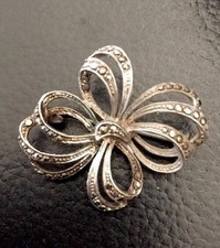 antike 800er Silber Brosche