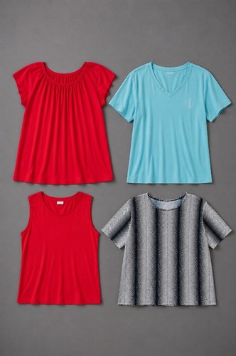 Damen kleines t shirt - ▀▄,