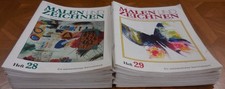 49 Hefte Malen und Zeichnen