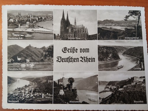 Postkarte 3060 nicht - , gelaufen
