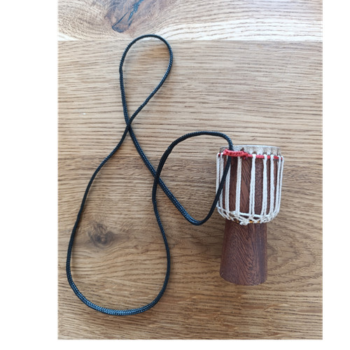 Miniatur djembe anhänger aus - miniatur,
