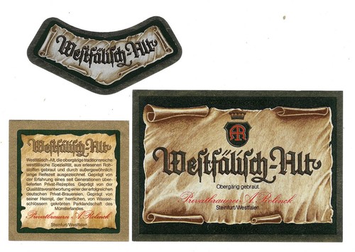 Altes bieretikett brauerei - altes,