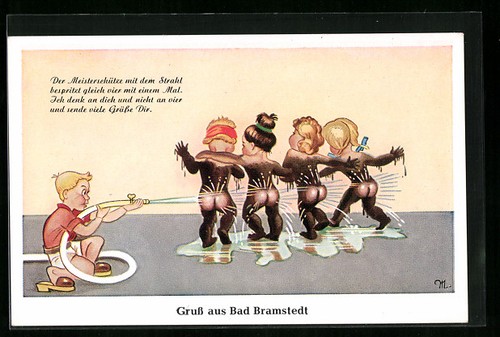Ansichtskarte bad bramstedt - ansichtskarte,