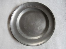 Antiker Teller aus Zinn -
