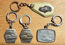 4 alte Citroen DS Schlüsselanhänger / Oldtimer Frankreich Porte Cle Citroen DS