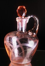 Farbige GLAS KARAFFE Likör