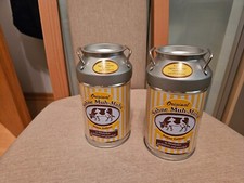 Spardose Stiftebox 2 Stück Sahne Muh-Muhs Kuh Metall wie neu