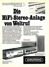 3w21945/ Alte Reklame aus 1971 – GRUNDIG – Hi-Fi-Stereo-Anlage – 8510 Fürth
