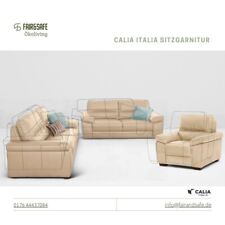 Calia Italia Leder Sofa, Sessel, Couch Gaia Polstergarnitur