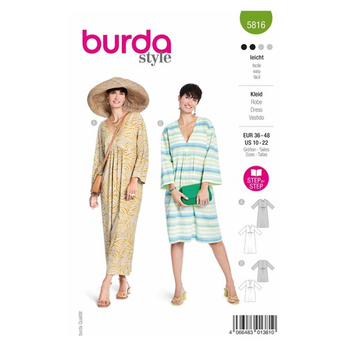 Burda style schnittmuster - schnittmuster, nr