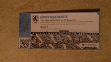 Mint Sammler Ticket TSV 1860
