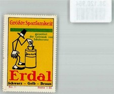 38120964 - 6500 Mainz Erdal Schuhcreme Schwarz Gelb Braun No. I. Firma Werner