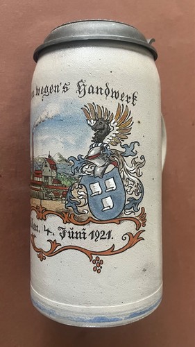 Antik steinzeug bierkrug - antik,