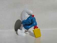 Schlumpf Schlümpfe 20043 Faulenzer Spaten groß Füße auseinander Schleich