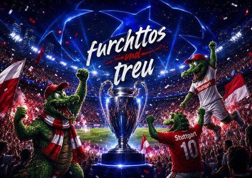 Kunstdruck stuttgart champions - kunstdruck,