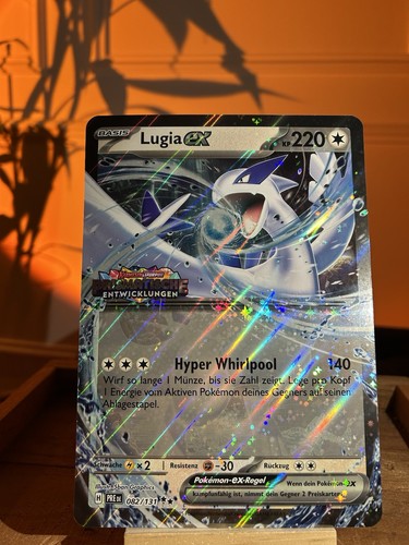 Pokemon lugia prismatische - lugia, ex