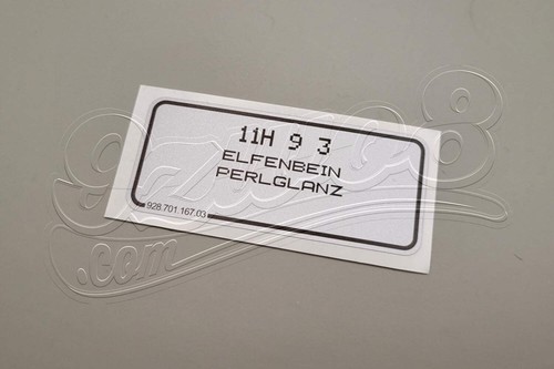 Aufkleber elfenbein perlglanz - elfenbein,