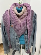 Dreieckstuch Handarbeit/Einzelstück gehäkelt