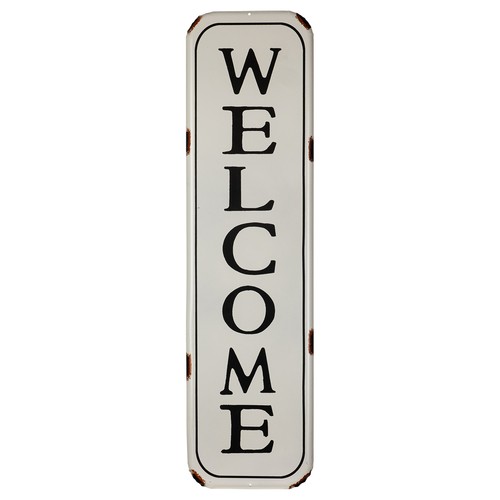 Blechschild cm welcome - 70,