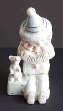 Porzellan-Figur Clown-Kind mit