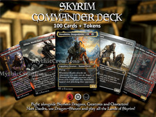 SKYRIM MTG Commander Deck -