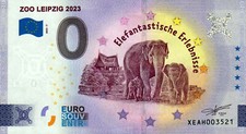 Null Euro Schein - 0 Euro Schein - Zoo Leipzig 2023-7 Elefantastische Erlebnisse