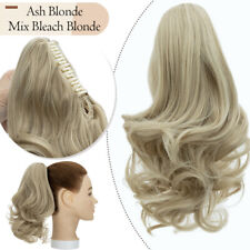 Klammer on Haarteil Clip In Dutt Pferdeschwanz Haarverlängerung Claw on Bun Updo