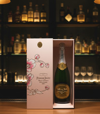 Perrier-Jouet Champagner Geschenkbox mit Dekoflasche Verpackung Glas Gläser NEU