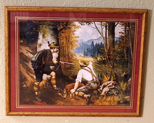 Schönes altes wandbild - schönes,