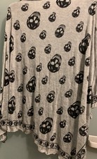 ALEXANDER MCQUEEN skuLL scarf TUCH schaL ITALY icon TOTENKOPf grEY COSY